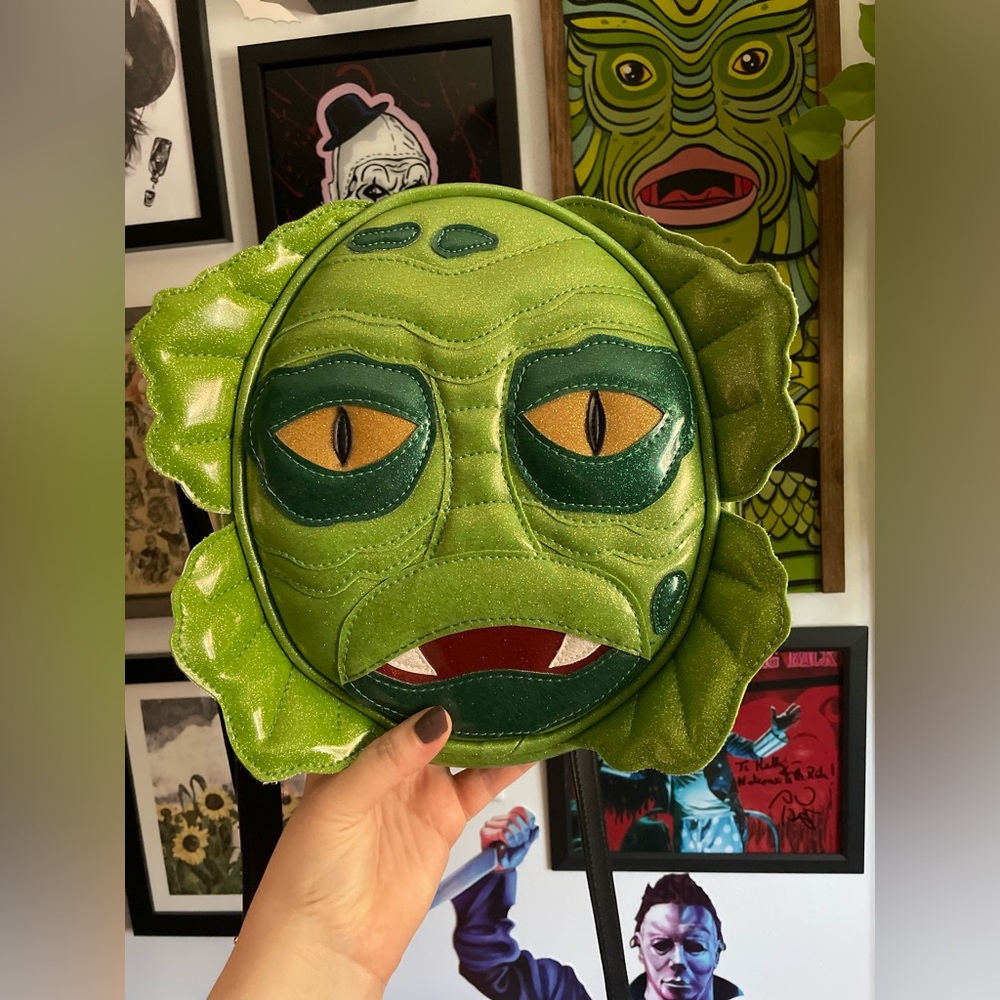 Love pain and stitches original creature from the black lagoon bag